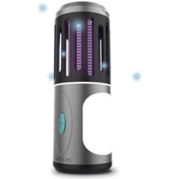 Lâmpada Anti-Insetos ByeFly 3000 Go c/ Lanterna (Preto/Cinza) - CECOTEC