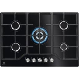 Placa a Gás Serie 600 KGG75362K 5 Zonas Butano/Propano (Preto) - ELECTROLUX