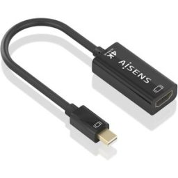 Conversor Mini DP p/ HDMI 4k 60Hz (Preto) - AISENS