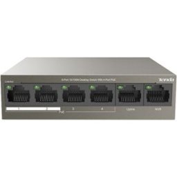 Switch PoE 6P Gigabit 10/100Mbps TEF1106P-4-63W - TENDA