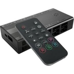 Hub Central de Controlo MF-HUB 10-Fan Control ARGB c/ Controlo Remoto (Preto) - MARS-GAMING
