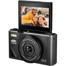 Câmara Digital V64 Flip WiFi c/ Ecrã Dobrável - EASYPIX