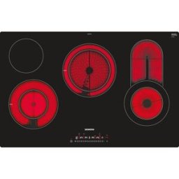 Placa Vitrocerâmica iQ300 ET801FCP1D 5 Zonas 9300W (Preto/Inox) - SIEMENS