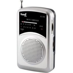 Rádio Portátil AM/FM Vertical c/ Auriculares e Clipe - SAMI