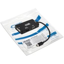Conversor Mini DisplayPort Macho - VGA/DVI/HDMI Fêmea (15cm) - Nanocable