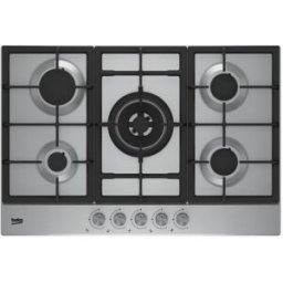 Placa a Gás HIAW75225SL 5 Zonas (Inox) - BEKO