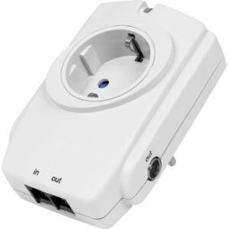 Tomada Protectora Contra Sobrecargas 3500W 16A c/ Fichas TV e Telefone