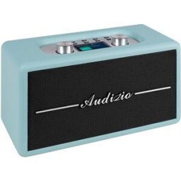 Rádio Portátil DAB+/ FM Retro Tune60 Bluetooth/USB/microSD c/ Controlo Remoto (Azul) - AUDIZIO