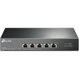 Switch de Rede 5 Portas 100/1000/10000Mbps TL-SX105 (Preto) - TP-LINK