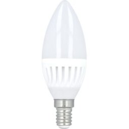 FOREVER LIGHT Lampada LED Cerâmica Opalina 220V E14 9W Branco 4000K 840Lm