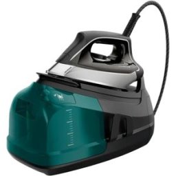Ferro de Engomar a Vapor c/ Caldeira DG8627 Perfect Steam Pro 2400W 1.1L (Preto/Verde) - ROWENTA