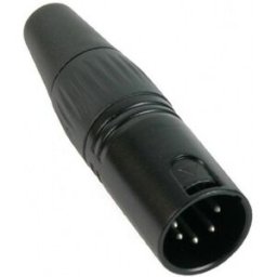 Ficha Canon DMX Macho Terminal 5 Pinos (CX108) - POWER DYNAMICS CONNEX