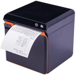 Impressora Termica POS 80mm USB / Ethernet P87 (Preto/Laranja) - OQO