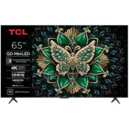 Smart TV QD-Mini LED 65" C6K 65C6K 4K Ultra HD Wi-Fi (Metálico) - TCL