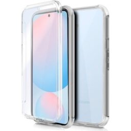 Capa de Silicone 3D para Samsung S721 Galaxy S24 FE (transparente frente + verso) - COOL