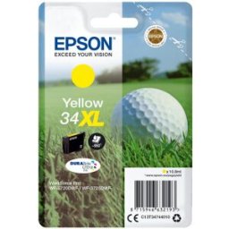 Tinteiros EPSON Amarelo Serie 34XL WF-3720/3725 - C13T34744010