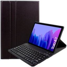 Capa Samsung Galaxy Tab A7 T500 / T505 10.4" c/ Teclado Bluetooth Couro (Preto) - COOL