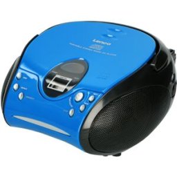 Rádio Portátil SCD 24 c/ Leitor CD-R/RW (Azul) - LENCO