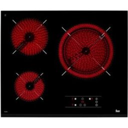 Placa Vitrocerâmica Embutida 3 Zonas TB6315 (Preto) - TEKA