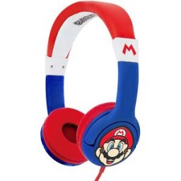 Auscultadores c/ Fio "Super Mario" (Vermelho/Azul) - OTL TECHNOLOGIES