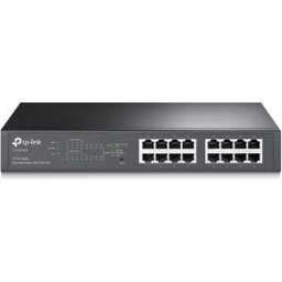 Switch 19" Gigabit Easy Smart 16 Portas 8-PoE+ - TP-LINK