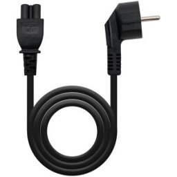 Cabo Alimentação Tripolar CEE7 Angular/M-C5/F Preto (1,5 mts) - Nanocable