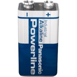 Pilha Alcalina Industrial 9V PP3 / 6LR61 - PANASONIC
