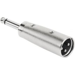 Ficha Adaptadora Canon Macho - Jack 6,5mm Macho Mono