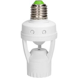 ORNO Suporte de Lâmpada E27 Inteligente com Sensor PIR de 360º - VIRONE