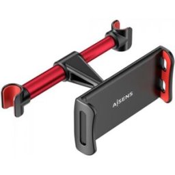 Suporte de Carro p/ Smartphone/Tablet (Preto/Vermelho) - AISENS