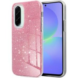 Capa Glitter p/ Samsung Galaxy A36 5G (Rosa) - COOL