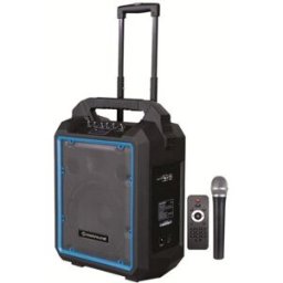 Coluna Portátil Amplificada Pro300 10" 300W c/ Bateria + Microfone Serie Pro - COOLSOUND