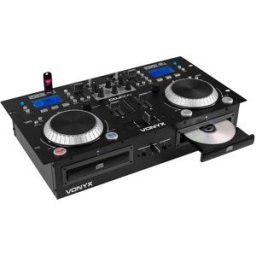 Controlador DJ Duplo Amplificado CD/MP3/USB/BLUETOOTH (CDJ500) - VONYX