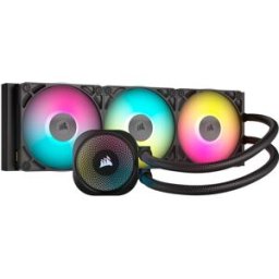 Water Cooler CPU iCue Link Titan 360 RX LCD 360mm (Preto) - CORSAIR