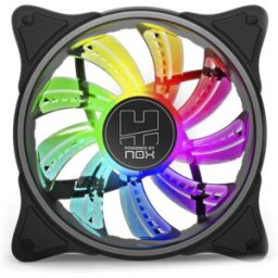 Ventoinha 120mm Hummer A-Fan ARGB 1100RPM 3 Pinos (Preto) - NOX