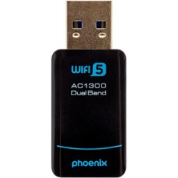 Pen USB Nano Wi-Fi Dual Band 1300Mps (Preto) - PHOENIX