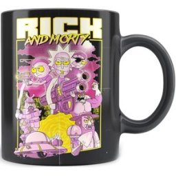 Caneca Retro Poster Rick and Morty 330ml - SD TOYS