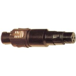 Ficha Adaptadora Canon Fêmea 3P - Speakon Macho (XLN 4 Contactos)