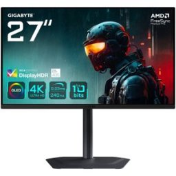 Monitor MO27U2 QD-OLED 27" 4K UHD 16:9 240Hz FreeSync Premium Pro / G-SYNC Compatible - GIGABYTE