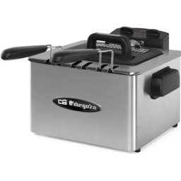 Fritadeira Eléctrica Dupla FDR 55 4.5L 2180W (Inox) - ORBEGOZO