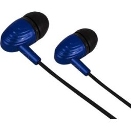 Auriculares Stereo c/ Fios e Microfone (Preto/Azul) - ESPERANZA