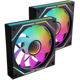 Pack 2x Ventoinhas MF3DPROX2R 120mm ARGB (Preto) - MARS-GAMING