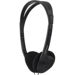 Auscultadores Headset c/ Fios EEH119 (Preto) - ESPERANZA