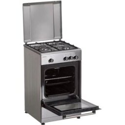 Fogão a Gás 3 Bocas + Forno 43L (Inox) - INFINITON
