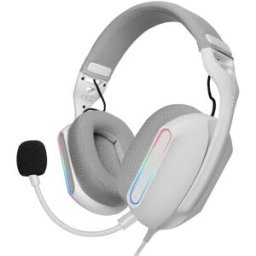 MARS-GAMING Auscultadores Headset Gaming MH-PROW c/ Fios USB-A (Branco) - MARS GAMING
