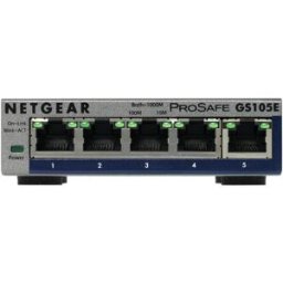 Switch Unmanaged Network L2/L3 Gigabit Ethernet (10/100/1000) - Netgear GS105E-200PES