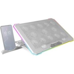 Base de Refrigeração p/ Portáteis 17" (Branco) - MARS-GAMING