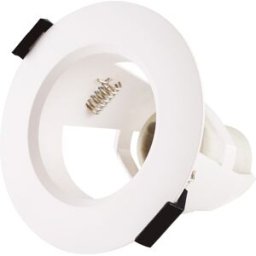 Suporte de Encastre Ø95mm p/ Lâmpada E14 (Branco) - GSC