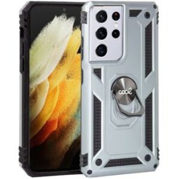 Capa Samsung G998 Galaxy S21 Ultra Hard Ring (Prateado) - COOL
