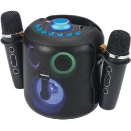 Coluna Portátil LED Bluetooth 15W DW3008 c/ 2 Microfones - DAEWOO